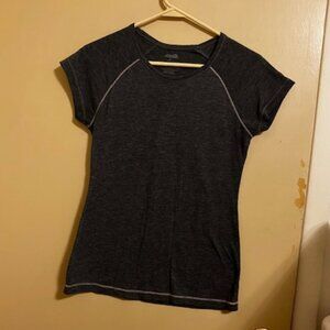 Aviva Gray Heathered Athletic Top